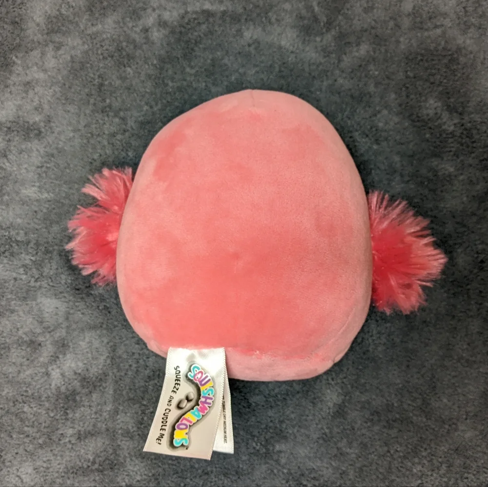 Squishmallows Cookie the Pink Flamingo Kellytoy Plush Sealife Squad  5" - Picture 5 of 5